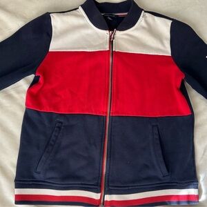 COPY LISTING- Tommy Hilfiger Red and Navy Bomber Jacket